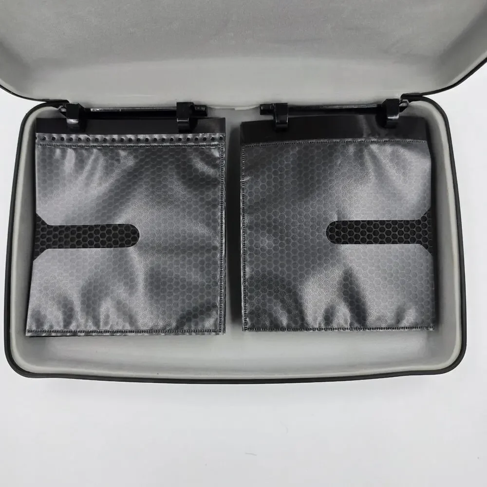 CDProjects Silver Hard Shell CD DVD Holder - 58 Sleeves Included - Holds 60 +